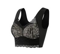 Cocila Soutien-Gorge Bralette Femme sans Armature Confortable Pleine Tasse Réunie Armatures Soutien Supérieur Paire Poitrine Gilet Dentelle Push Up Bra Gorge Bravi Gorges Brassière Bretelles