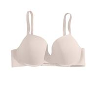 Cocila Soutien-Gorge sans Armatures Classique Femme Size Non Marking Breathable Underwear Removable Double Shoulder Straps Back Three of Buckle Large Breasts Gathered Bra Increased with Ring Blanc