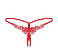 Cocila String Sexy Ouverte Tanga Femme Dames Thong Lady Dentelle Femmes Briefs sous-Vêtements Strings Culotte sans Couture Slip Érotique Butt Lifting Knickers Ficelle Grande Taille Culottes -