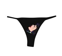 Cocila String Sexy Ouverte Tanga Femme Physiologique Couleur Impression Solid High Plus Culottes Ficelle Transparent pour Cullote Culotte Invisible sans Couture Grande Taille Et Lingerie L Slip