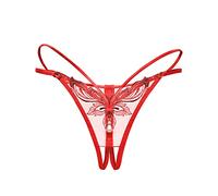 Cocila Strings Et Tangas Femme sous-Vêtements en Dentelle Sexy Culottes Thong String Ficelle Mini Lingerie Culotte Grande Taille Tanga sans Couture Erotique De Pute avec Trou Slip Chic pour