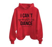 Cocila Sweat À Capuche Décontracté Femme Peux Pas Ma Fille A Danser Danse