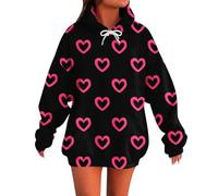 Cocila Sweat-Shirt À Capuche Grandes Tailles Maman Pyjama en Satin