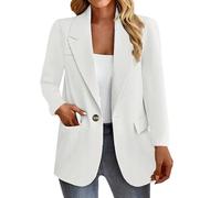 Cocila T Shirt à Manches Longues Pour Femme Couleur Unie Coupe Slim Manteau Long Chaud White Xxl Blouson Cuir Femmes Veste Officier Femmes Longue En Jean Doudoune 3/4 Hiver Simili Cuir Marron