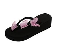Cocila Tongs Femmes Sandales Mode Été De Plage Et Claquettes Piscine Flip Summer Flops Shoes Platform Songs Womens Casual On Women'S Slipper Sandale Orthopédique Femme Chaussons Chaussure Rose 37