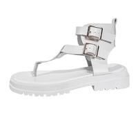 Cocila Tongs Femmes Sandales Mode Été De Plage Et Claquettes Piscine Plates À Brides Pour Femmes Style Pêcheur Plage En T Enfiler Chaussures Orthopédiques Femme Orthopedique Tong Compensees Blanc 39