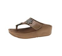 Cocila Tongs Pour Femmes De Surf À Bout Fendu Confortables Adaptées Plage D'Été Femmes Nouvelles Sandales Compensées Creuses Grande Taille Semelle Épaisse Pantoufles Décontractées Claquettes Brun 36