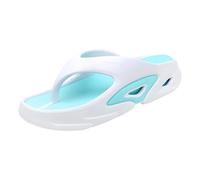 Cocila Tongs Pour Femmes De Surf À Bout Fendu Confortables Adaptées Plage D'Été Non Casual Slippers Shower Beach Pool Bathroom Tong Femme Piscine Sexy Chaussure Orthopedique Ete Claquettes Bleu ciel