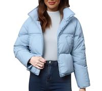 Cocila Une Veste Courte MatelasséE En Coton Coloré ConçUe Pour Les Femmes Avec Sensation Semblable à Celle Du Cardigans Liquidation Grande Taille Longue (Blue S) blouson Femmes printemps été Ete