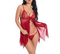 Cocila Vente Flash du Jour Promo Dessous Sexy Femme Blanc Lingerie Ouverte Tres Sexy Pute Tenue Saint Valentin Femme Robe Body Vinyle Ouvert Entrejambe sous Vetements Femme Promo Commandes en Cours