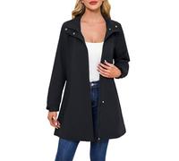 Cocila Veste De Pour Femme Manteau Softshell Coupe Vent Veste D'extéRieur Printemps Et D'automne Avec Capuche En Fourrure Femmes Black Xxxl Blouson Femmes Ete Bomber Running Blazer