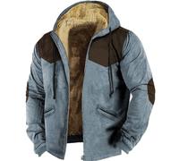 Cocila Veste en Coton à Capuche de Couleur Assortie avec Fermeture éclair pour Hommes Vestes De Gommage pour Hommes Zippées Blouson Hiver Garçon 14 Ans Mes Commandes Passées en 2024