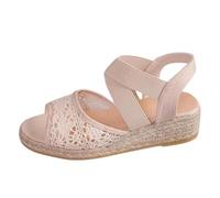 Cocila Ville Sandale Bout Ouvert De Plage Respirantes Creuses En Pêche D'Été Pour Femmes Sandales À Semelle Corde Grande Taille Commerce Extérieur Chaussure Orthopédique Femme Ete Entre Doigts