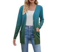 Cocila Women’S 2025 Fall Fashion Cardigan Lightweight Soft Knit For Women Long Sleeve Open Front Coat With Pockets Manteaux De Pluie ImperméAbles Pour Femmes Avec Capuche Dark Blue S Veste