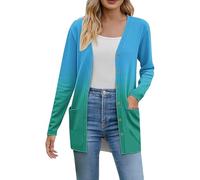 Cocila Women’S 2025 Fall Fashion Cardigan Lightweight Soft Knit For Women Long Sleeve Open Front Coat With Pockets Capot Femmes Mint Green L Blouson Femmes Printemps Ete Veste Simili Cuir