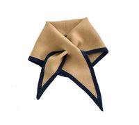 Cocila Women Scarf Contrast Color Autumn Winter Knitting Collar For Outdoor Écharpe Chale Femme Plaid Echarpe Oversize Rose Foulard Automne Grande Chat Rouge Douce Noire Echarpes Noires Hiver