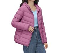 Cocila Women's Casual Feather Lightweight 90 Down Jacket Can Be Stored Solid Color With Storage Bag For Winter Manteaux Longs Grande Taille Pour Femmes Watermelon Red Xxxxl Veste Kaki Femme