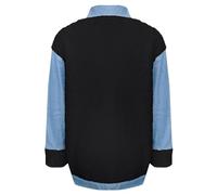 Cocila Women's Casual Thickened Plush Denim Splicing Warm Coat Autumn And Winter Manteau Classique Hiver (Blue Xl) Veste Blanche Only Femmes Veste Blouson Cuir Capuche Bombers Femmes Fleuri