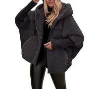 Cocila Women's Long Sleeved Patchwork Winter Casual Coat Manteau Matelassé Veste Cuir Veste Simili Cuir Femmes Grande Taille Coton Doudoune Chaude Hiver MolletonnéE Homme ImperméAble Avec Capuche