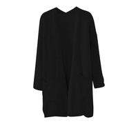Cocila Women's New Fall and Winter Fashion Loose Cardigan Mid Length Knit Sweater Foreign Trade Manteaux Chauds pour Femmes Black S Veste Jean Veste Demi Saison Femmes À Capuche Homme Manteau