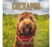 Cockapoo Calendar 2026: 14-Month Organizer from Nov 2025 to Dec 2026 | Perfect for Home, Office, School & Family Scheduling, For Men , Women , Girls , Boys