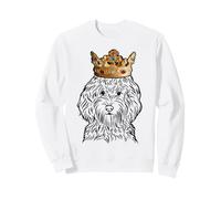 Cockapoo Couronne Portant Un Chien Sweatshirt