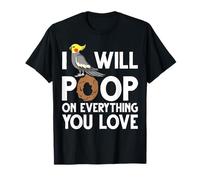 Cockatiel Cage à Oiseau Sifflet Cacatoès T-Shirt