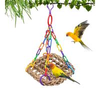 Cockatiel Seagrass Swing - Bird Chewing Toy With Fixed Buckle