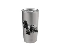 Cocker anglais Blue Roan Gobelet isotherme en acier inoxydable double paroi