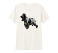 Cocker Anglais Blue Roan T-Shirt Haut de Gamme