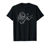 Cocker Anglais Cocker Spaniel Cute Poing Bump Heart Lover T-Shirt