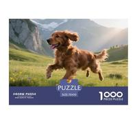 Cocker Spaniel 1000 Pièces Jigsaw Puzzle Animal de Compagnie Chien pour Adultes Classiques Jeu Éducatif Défi Jouets 70x50cm/1000pcs