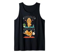 Cocker Spaniel Amusant Faisant du Yoga Inhale - Exale DIGOR Débardeur