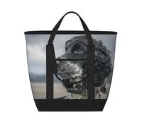 Cocker Spaniel anglais à grandes oreilles bouclées, noir,Sacs à lunch isothermes de grande capacité pour femmes et hommes