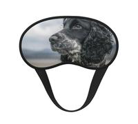 Cocker Spaniel anglais à grandes oreilles frisées noires,Masques de sommeil occultants, cache-yeux couvrants, masques de sommeil anti-lumière