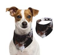 Cocker Spaniel Anglais, Chiens bouclés Blancs brunâtres,Bandanas pour Chien, écharpe en Coton, Bavoirs réglables pour Animaux de Compagnie,M