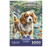 Cocker Spaniel Anglais Puzzle 1000 Pièces Art Collection Pets Mignons Puzzle De Qualité Supérieure pour Adultes Et Enfants À Partir De 14 Ans38x26cm/1000pcs