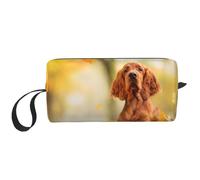 Cocker Spaniel Automne Parc Chiens Épagneul Brun, Trousse de Maquillage Trousse à cosmétiques Trousse de Toilette de Voyage Portable Pochette de Maquillage