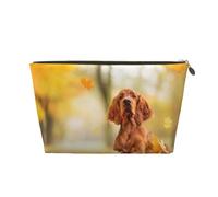 Cocker Spaniel Automne Parc Chiens Épagneul Brun, Trousse de Maquillage Trousse à cosmétiques Trousse de Toilette de Voyage Portable Pochette de Toilette