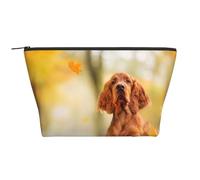 Cocker Spaniel Automne Parc Chiens Épagneul Brun, Trousse de Toilette Trousse de Maquillage Sac à cosmétiques Trousse de Toilette de Voyage Portable
