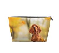 Cocker Spaniel Automne Parc Chiens Épagneul Brun, Trousse de Toilette Trousse de Maquillage Sac à cosmétiques Trousse de Toilette de Voyage Portable