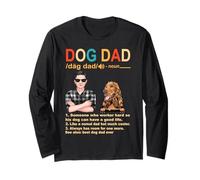 Cocker Spaniel Dog Dad Definition Funny Fathers Day Manche Longue