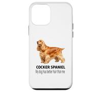 Cocker Spaniel Mon Chien a de Meilleurs Cheveux Que Moi Coque pour iPhone 12 Mini