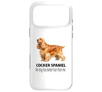 Cocker Spaniel Mon Chien a de Meilleurs Cheveux Que Moi Coque pour iPhone 17 Pro Max