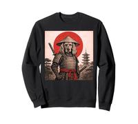 Cocker Spaniel Samurai Warrior, Chien Ukiyo-e Japonais Vintage Sweatshirt
