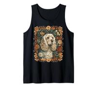Cocker Spaniel Vintage dans Le Style de William Morris Débardeur