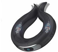 Cocking Pénis Silicone,Anneau Vibrant Pénis pour Homme Couple Anneaux de Pénis Pénien Silicone Anneaux Péniens Homme Modes de Vibration Pénis Bague pour L’Amélioration de La Puissance kki9