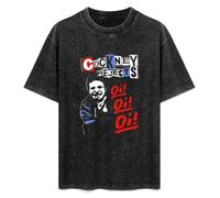 Cockney Rejects English Punk Rock Unisex T-Shirt Printed Tee Graphic Top Men Black Shirt XL