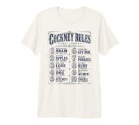 Cockney Rules London Accent T-Shirt Haut de Gamme