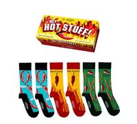 Cockney Spaniel Hey Hot Stuff! - 3 paires de chaussettes brûlantes socquettes | 39-46 | US 7-12, Chaud., L